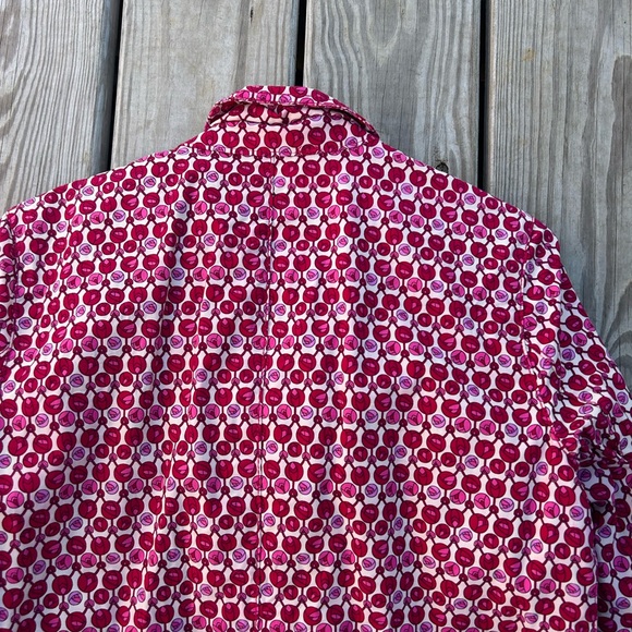 GAP Women’s Small Trench Coat Belted‎ Rosebud Valentines Collar Pockets Y2K - Picture 10 of 15